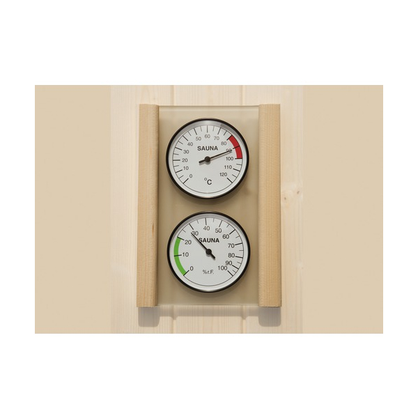 Set hygromètre & thermomètre sauna