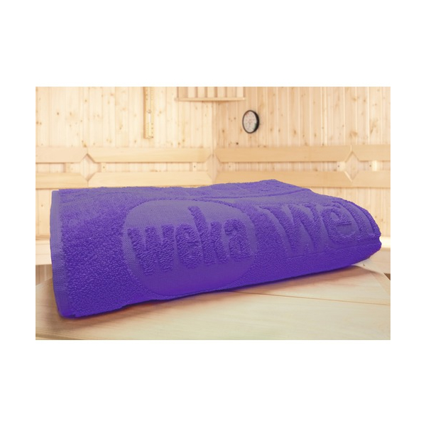 Serviette sauna violet