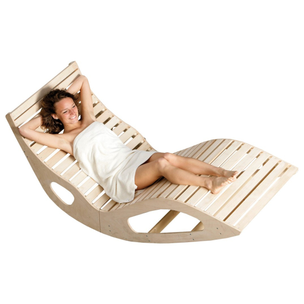 Couchette bien-être sauna