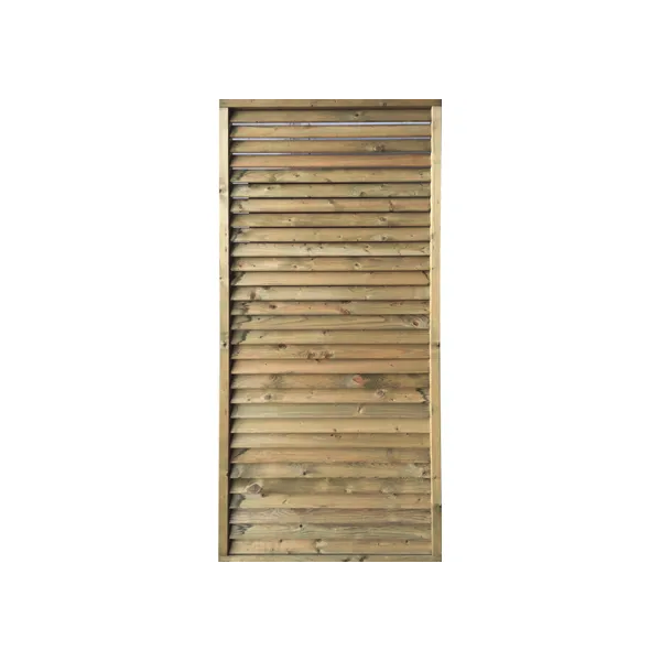 Paroi bois jalousie fixe Solid S1063 autoclave 90 x 200 cm