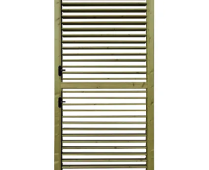 Paroi bois jalousie réglable Solid S1064 autoclave 90x200cm