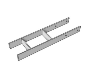 Kit d'ancrage sol en H