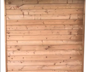 Paroi en bois autoclave pleine Solid S7770 180 x 192,5 cm