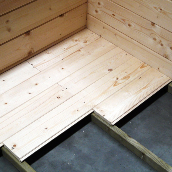 Plancher de sol pour abri - 2,98 x 2,98 m