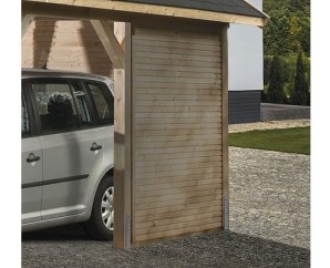 Paroi laterale wekaLine pour carport en lamelle-colle