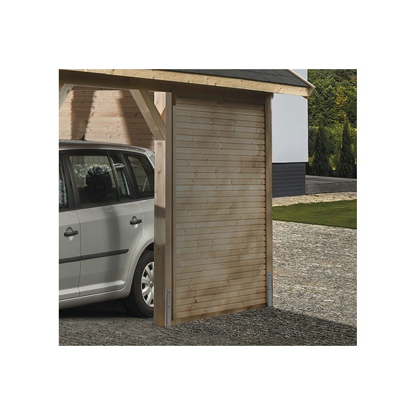 Paroi laterale wekaLine pour carport en lamelle-colle