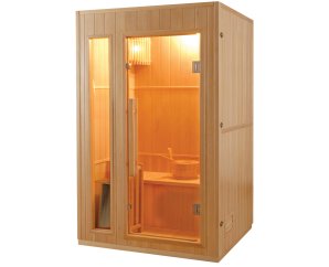 Sauna d'intérieur traditionnel ZEN 2 places - France Sauna