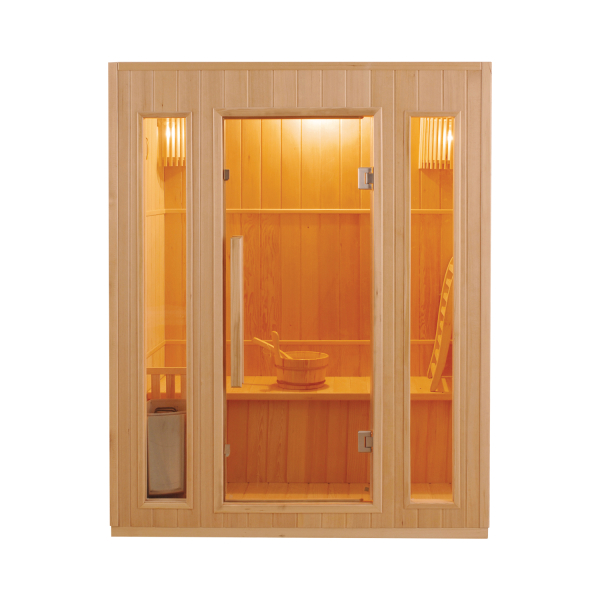 Sauna d'intérieur traditionnel ZEN 3 places - France Sauna