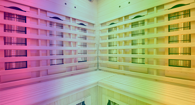 Sauna d'angle infrarouge 3/4 places Apollon Full Spectrum Quartz - France Sauna