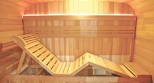 Sauna d'extérieur traditionnel vapeur Gaïa Nova 6 places - Holl's