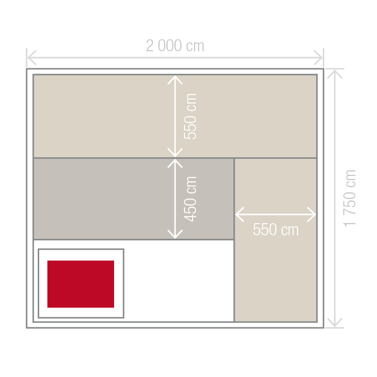 Sauna d'intérieur traditionnel vapeur Eccolo 6 places - Holl's