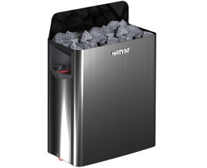 Poêle pour sauna Wall Black commandes intégrées | 4,5 kW / 6 kW / 8 kW | Harvia