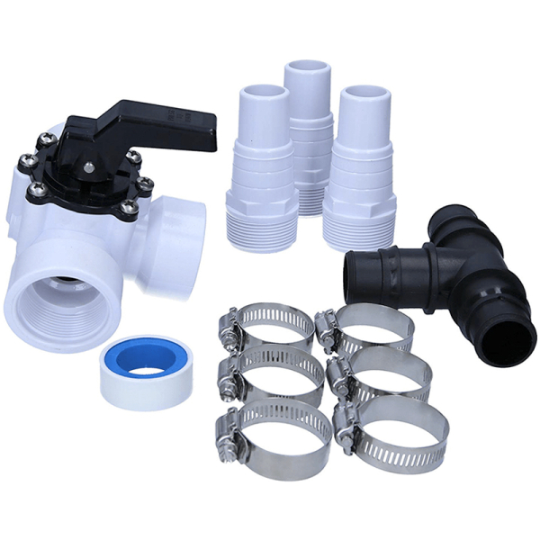 Kit By-Pass raccordement pompe à chaleur pour piscine hors sol 32-38 mm