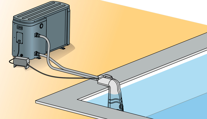 Kit de raccordement universel pour pompe à chaleur Uconnect de Poolex