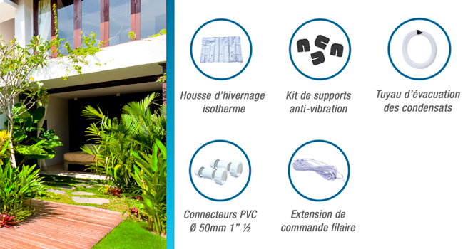 Pompe à chaleur réversible Poolex Jetline Full Inverter 95 - Piscine jusqu'à 50 m3