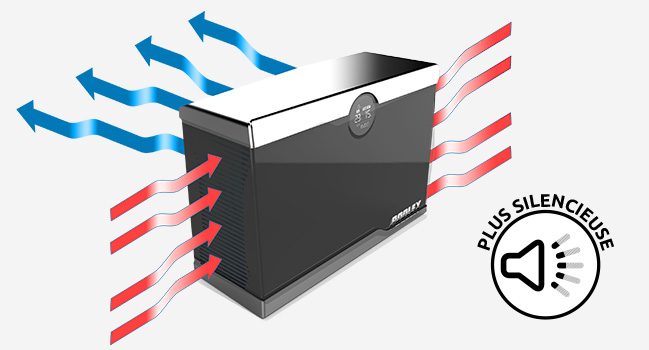Pompe à chaleur Poolex Silent Max Full Inverter 125 - Pour bassin de 50-65 m3