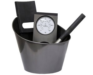 Accessoires sauna acier noir – Harvia