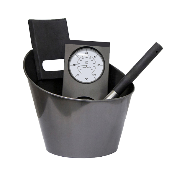 Accessoires sauna acier noir – Harvia