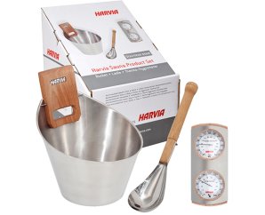 Accessoires sauna acier noir – Harvia