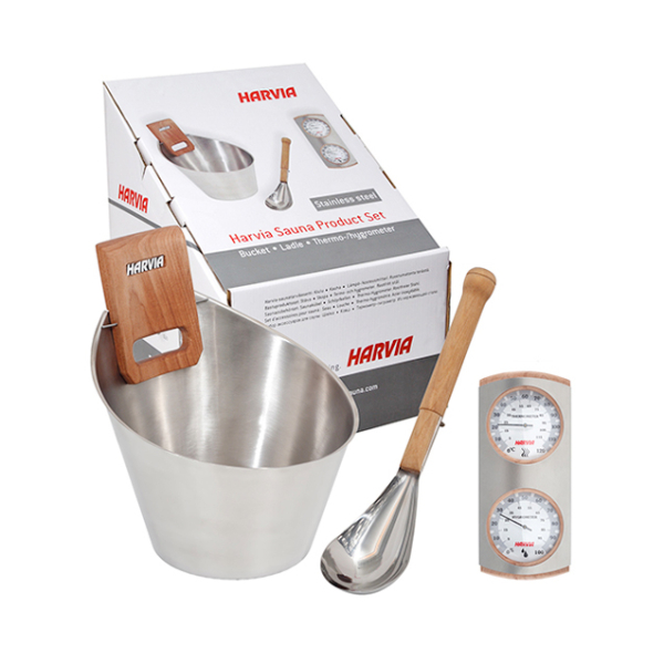 Accessoires sauna acier noir – Harvia