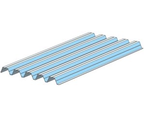 Plaque de toit en polycarbonate transparant pour carport SOLID