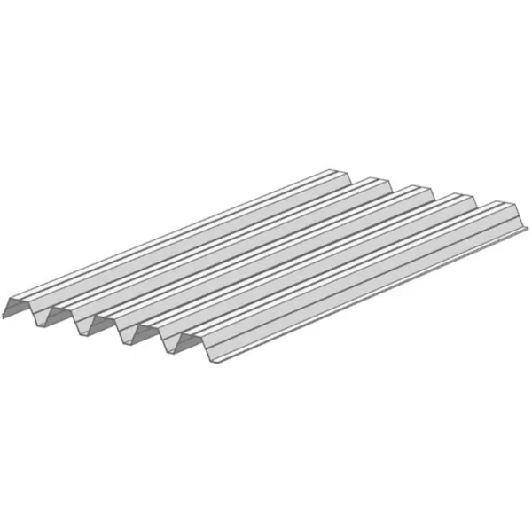 Plaque de toit en acier laqué en gris foncé pour carport SOLID