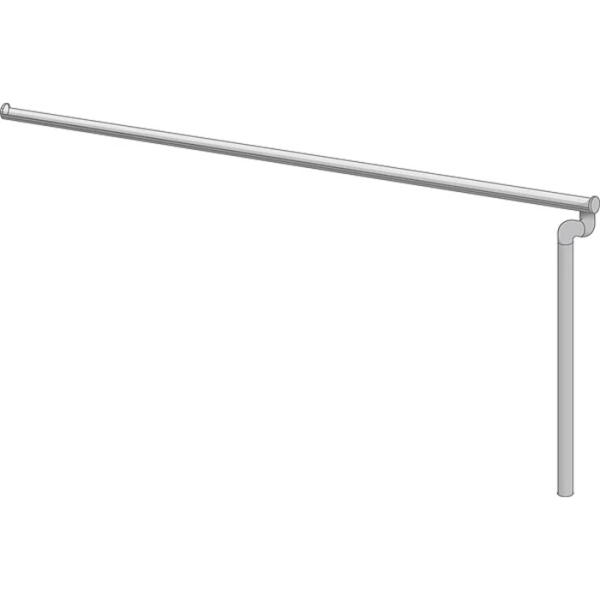 Kit gouttière en pvc gris pour carport modulable Solid
