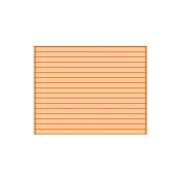 Paroi avant (face) pleine pour caport en bois Solid