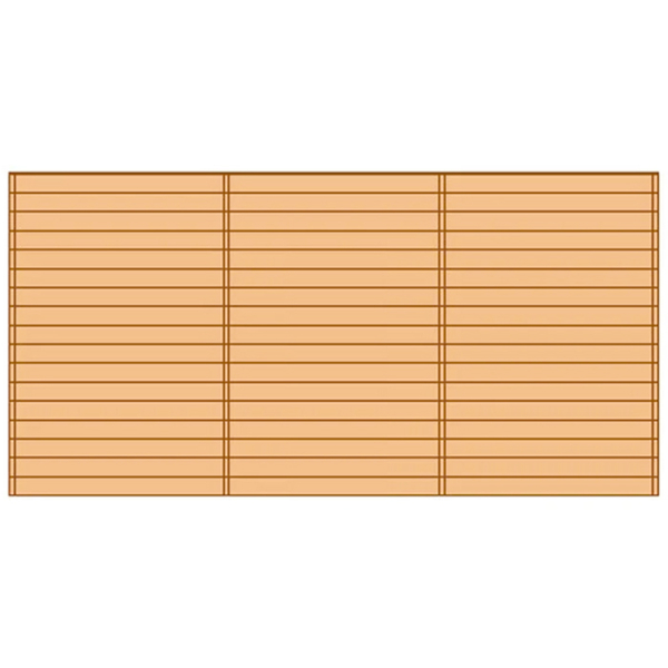 Paroi avant (face) pour caport en bois modulable 6064mm Solid