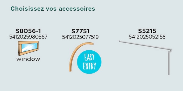 Carport en bois toit plat modulable | 506 x 506 cm + extension possible | Bois autoclave