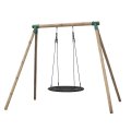 Balançoire en bois avec nid d'oiseau CARLA | 240 x 220 x 220 cm | Bois autoclave
