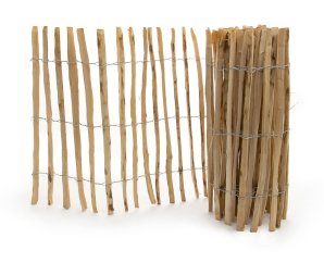 Ganivelle en bois de noisetier | 500 x 100 cm | 40-50 mm d'épaisseur 