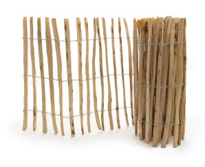 Ganivelle en bois de noisetier | 500 x 150 cm | 40-50 mm d'épaisseur 