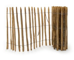 Ganivelle en bois de Châtaignier | 500 x 100 cm | 40-50 mm d'épaisseur 