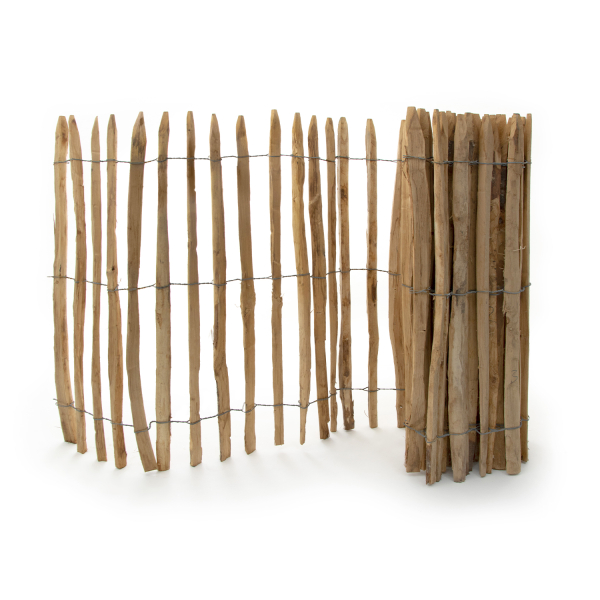 Ganivelle en bois de Châtaignier | 500 x 120 cm | 40-50 mm d'épaisseur 