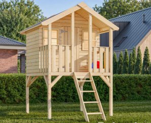 Maisonnette sur pilotis Toby 1,80 x 1,22 m – Palmako