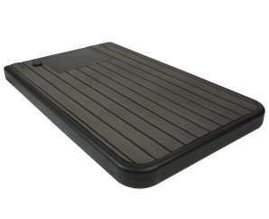 Plancher de douche Solaris 2 en 1 couleur Teck avec réservoir 20L