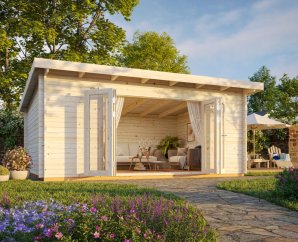 Cabanon de jardin en bois Lea 5,5 x 4 m – Palmako