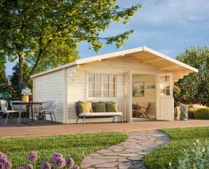 Abri de jardin en bois Britta 5 x 4,45 m – Palmako