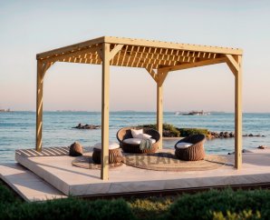 Pergola en bois autoportée Toulouse – Plusieurs dimensions disponibles – MADERLAND