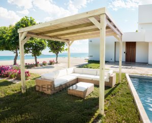 Pergola en bois autoportée Dijon – Plusieurs dimensions disponibles – MADERLAND