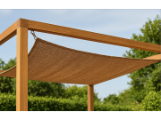 Voile d’ombrage pour pergola