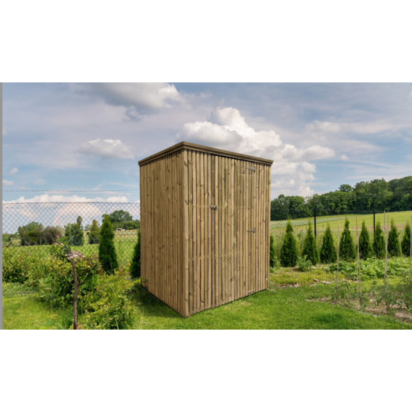 Petit abri de rangement bois 14 mm – Design compact 1,5 x 1,3 m – SOLID
