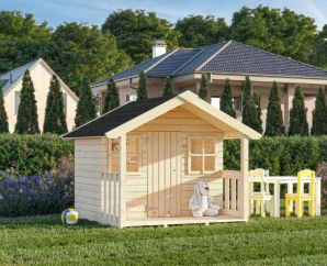 Maisonnette en bois pour enfant Felix – Cabane de jardin 1,9 m² 180 x 112 cm à monter - Palmako