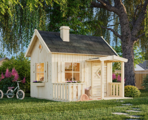 Cabanon en bois pour enfant Otto – Maison de jardin 233 x 157 cm en kit Palmako