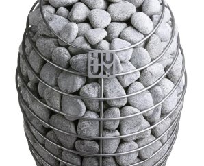 Poêle de sauna électrique HUUM Drop 6 kW avec pierres et commande UKU