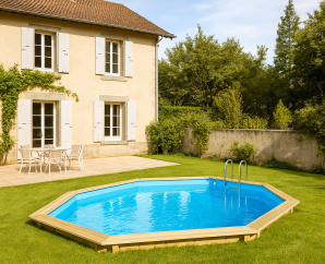 Piscine bois octogonale sur-mesure AQUAPINS | Plusieurs dimensions disponibles