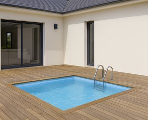 Piscine bois carrée sur-mesure AQUAPINS | Plusieurs dimensions disponibles