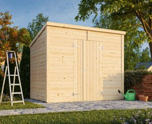 Cabanon jardin Palmako 273 x 170 cm | Bois brut | Leif | 4,5 m²