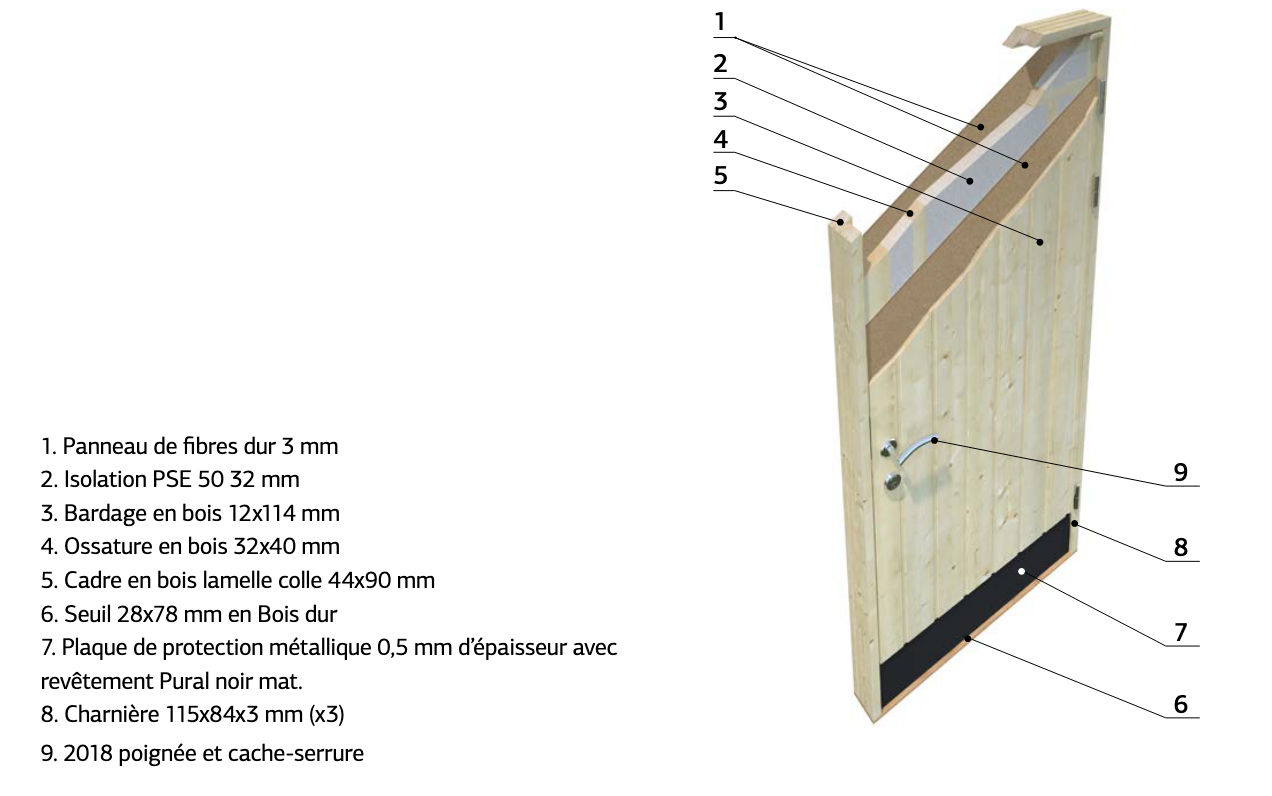 Abri bois mono pente préfabriqués, 344 x 221 cm | Bois brut | Kalle | 6,6 m²